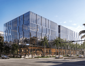 exterior of Class A office in Miami