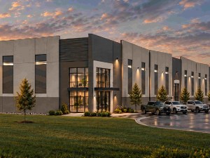Exterior rendering of Winder Commerce Center, a campus in Winder, Ga.