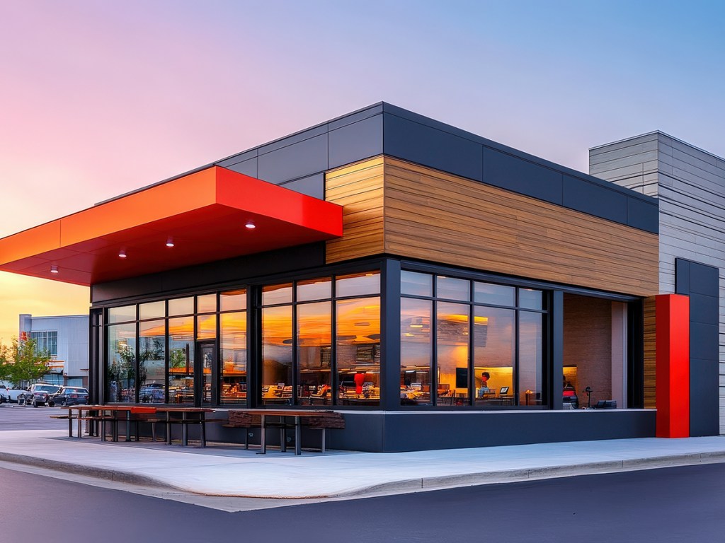 A quick-service restaurant